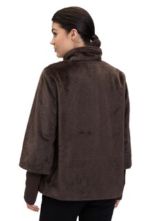 Übergangsjacke in Fell-Optik thumbnail 3