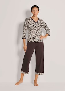 Pyjama mit abstraktem Zebra-Print thumbnail 1