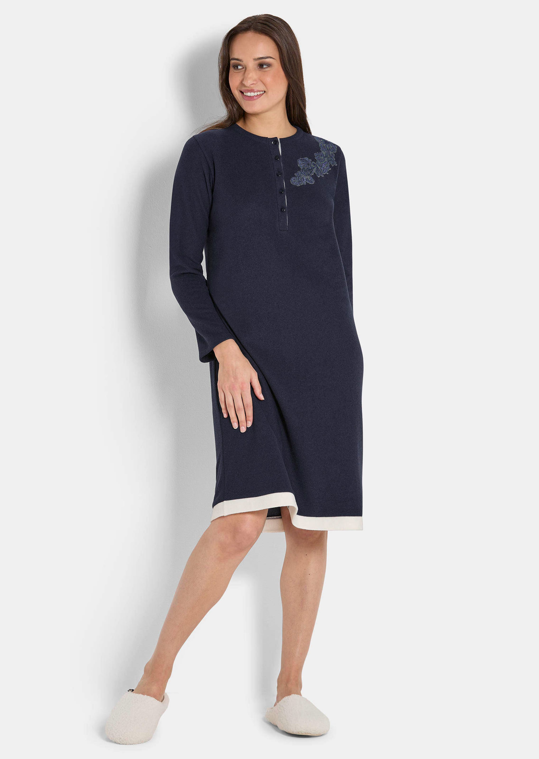 Casual jurk van warm fleece