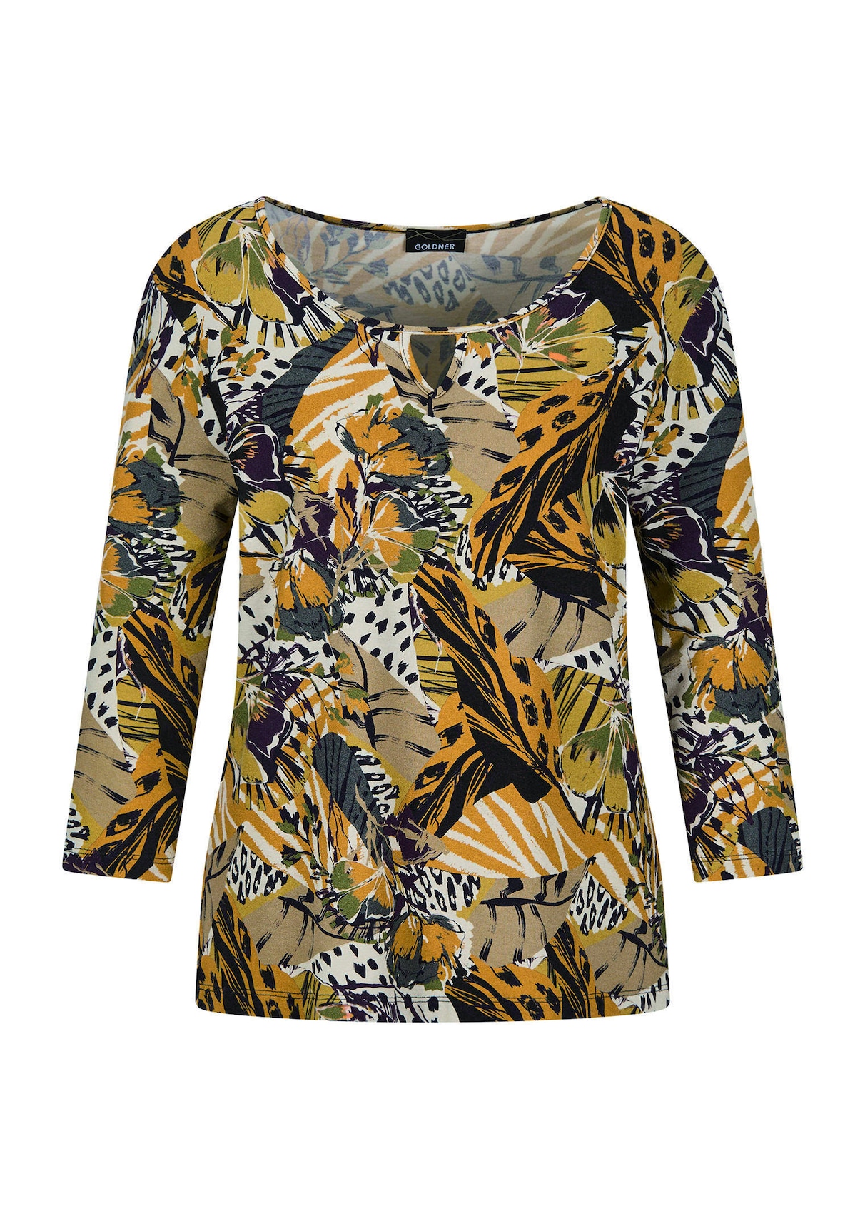 T-shirt en jersey avec imprimé animalier