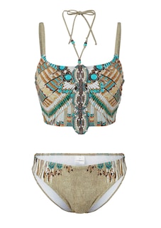 Bandeau-Bikini mit Neckholder thumbnail 4