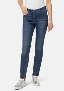 Jeans mit feinem Fransensaum thumbnail 3