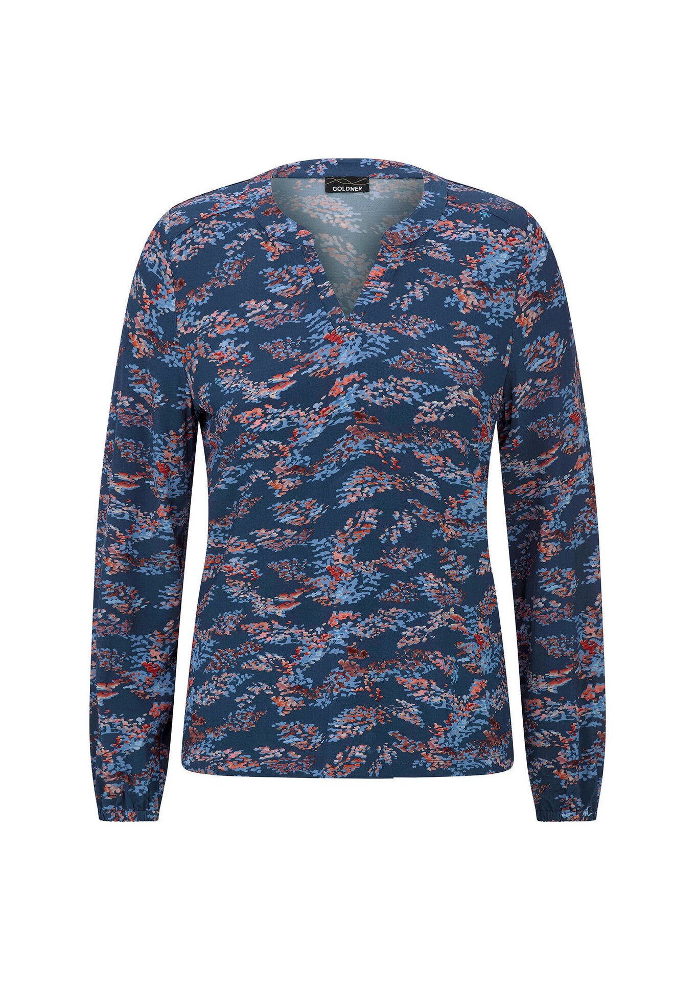 Blouse van glinsterende slinky-jersey
