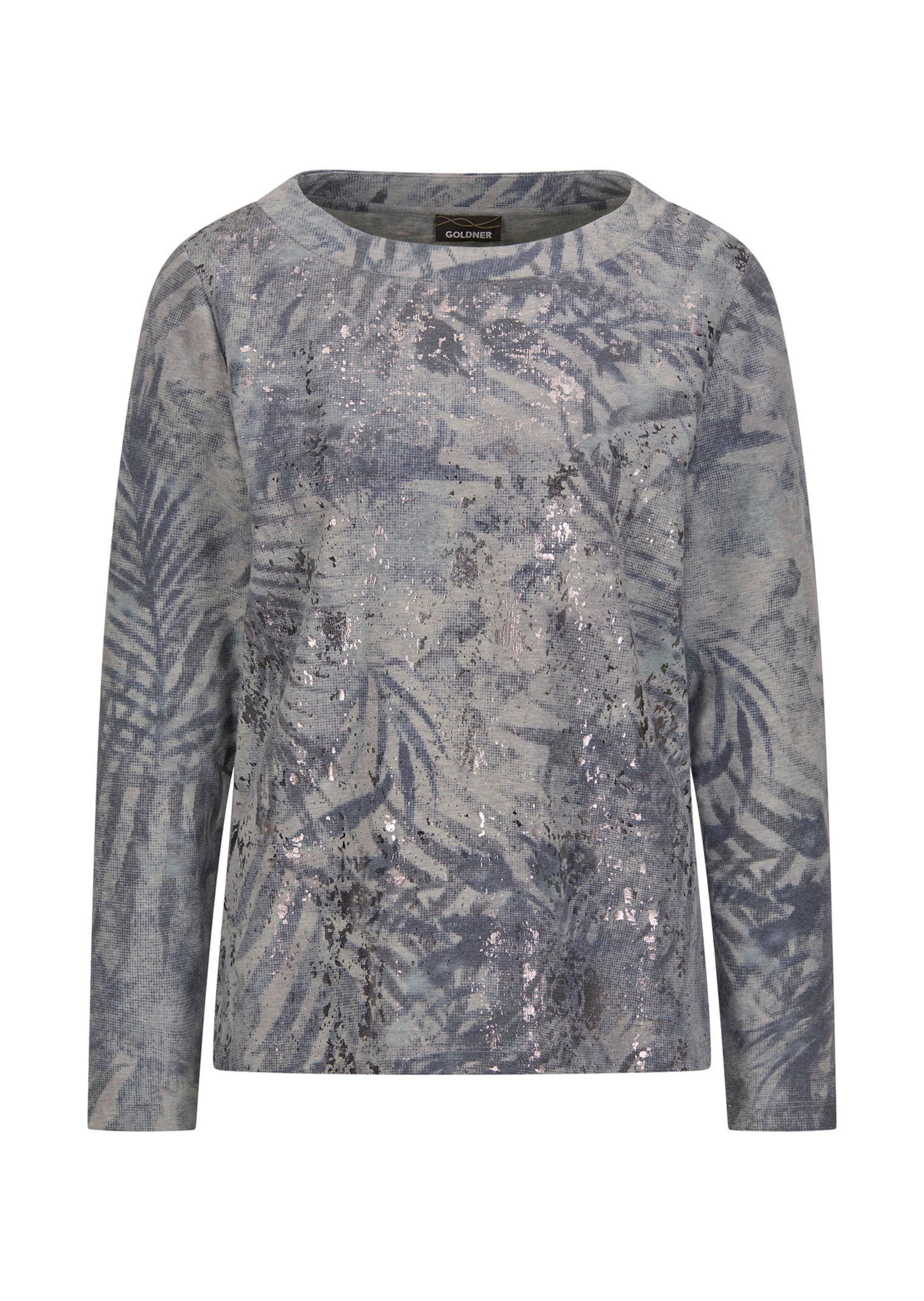 Sweatshirt in metallic look