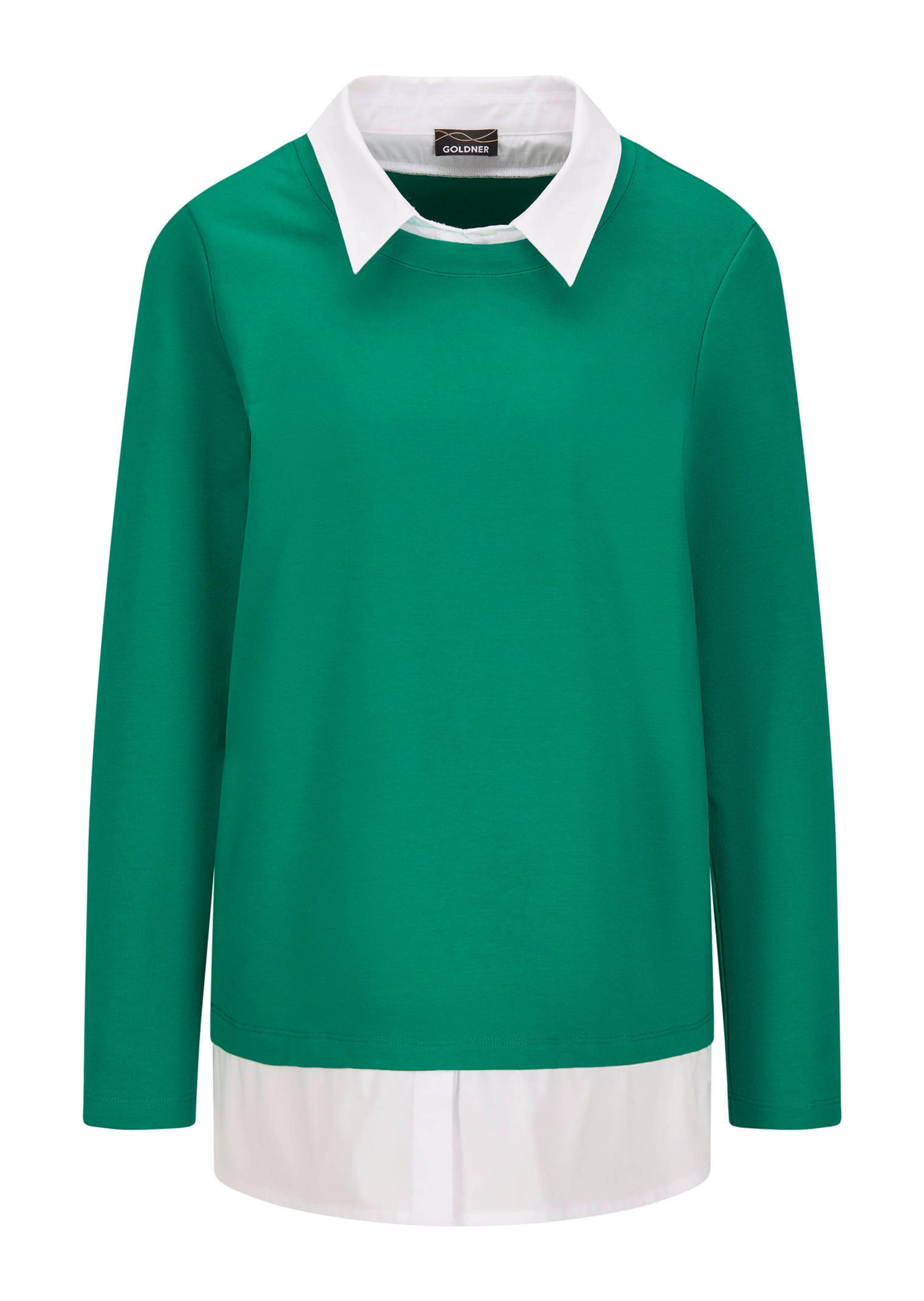 Sweatshirt in 2-in-1-Optik
