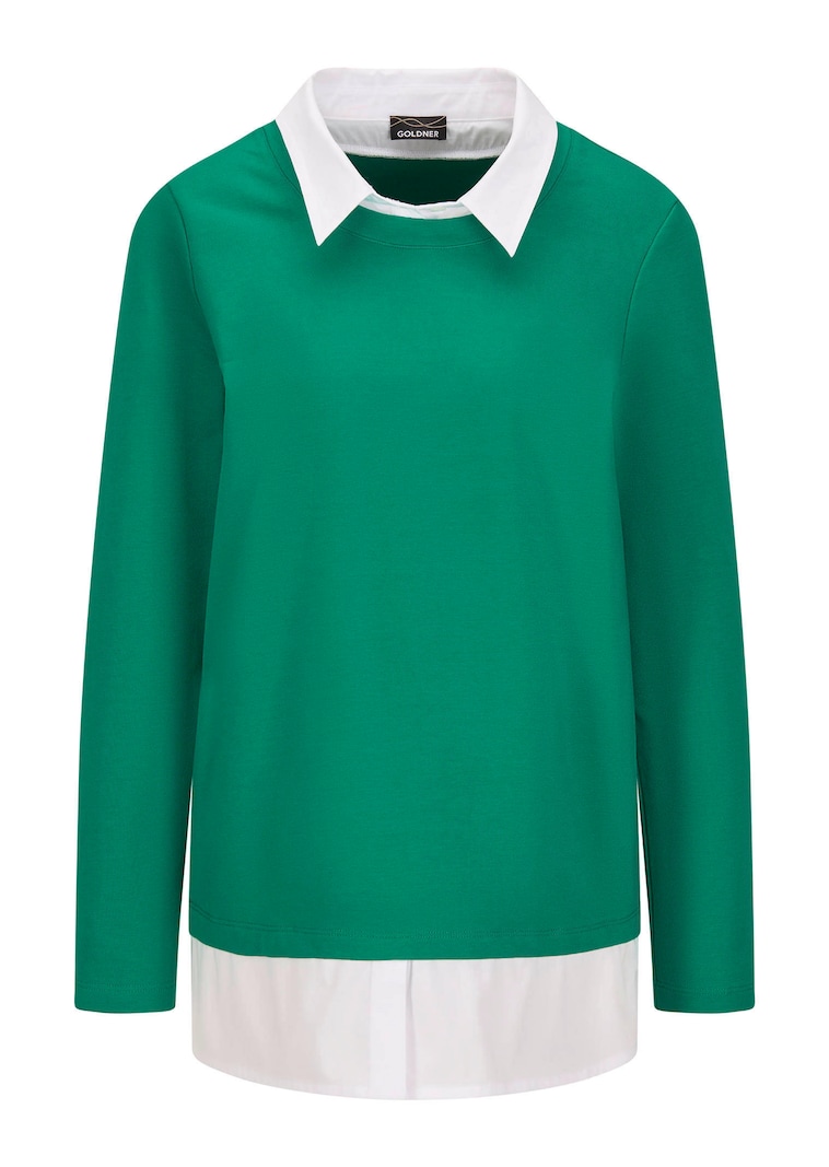 Sweat-shirt aspect 2-en-1
