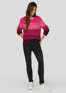 Pull avec motif à larges rayures thumbnail 2