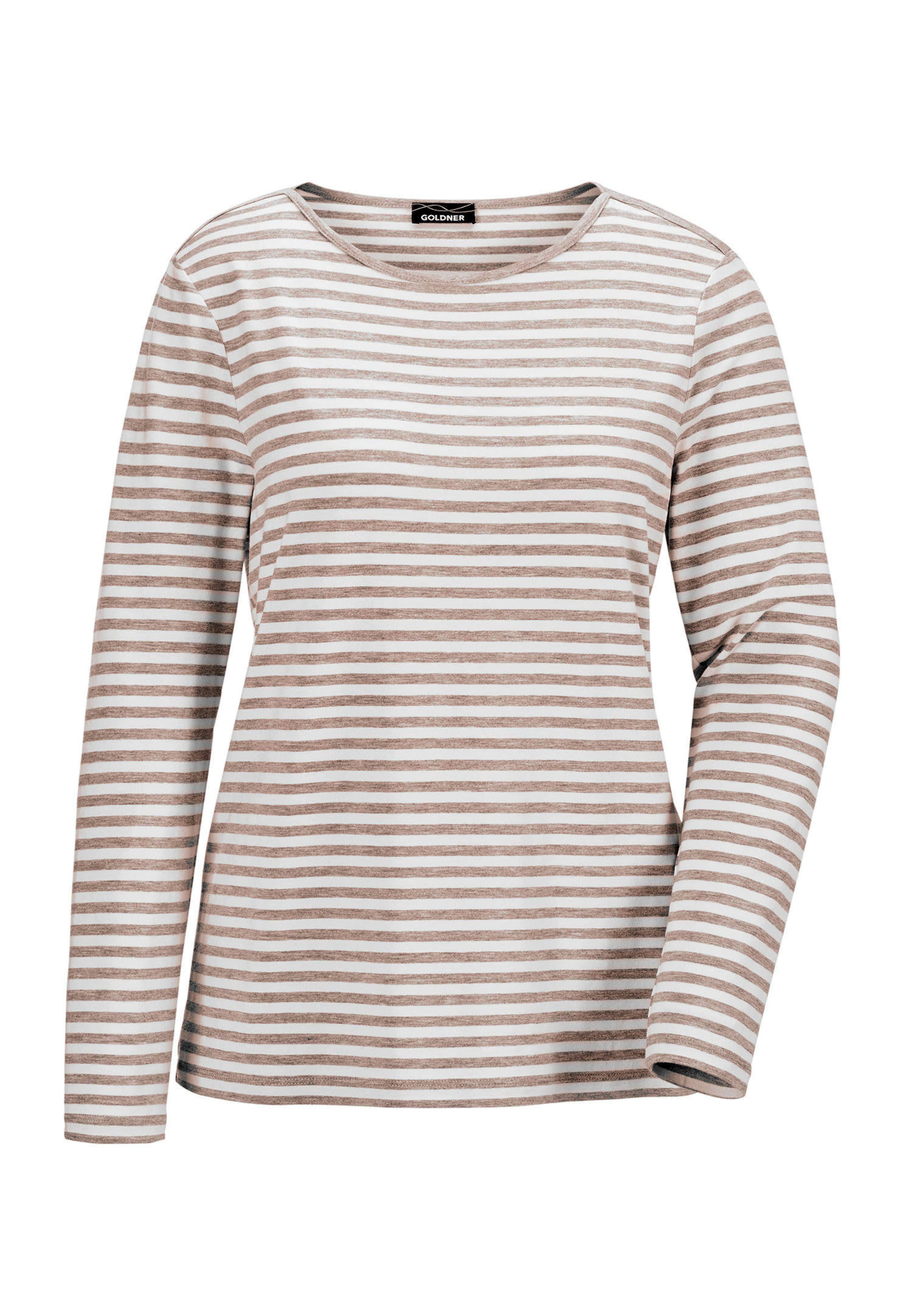 T-shirt rayé à encolure bateau