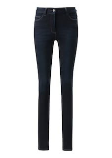 Enge Jeans mit Raffung thumbnail 2