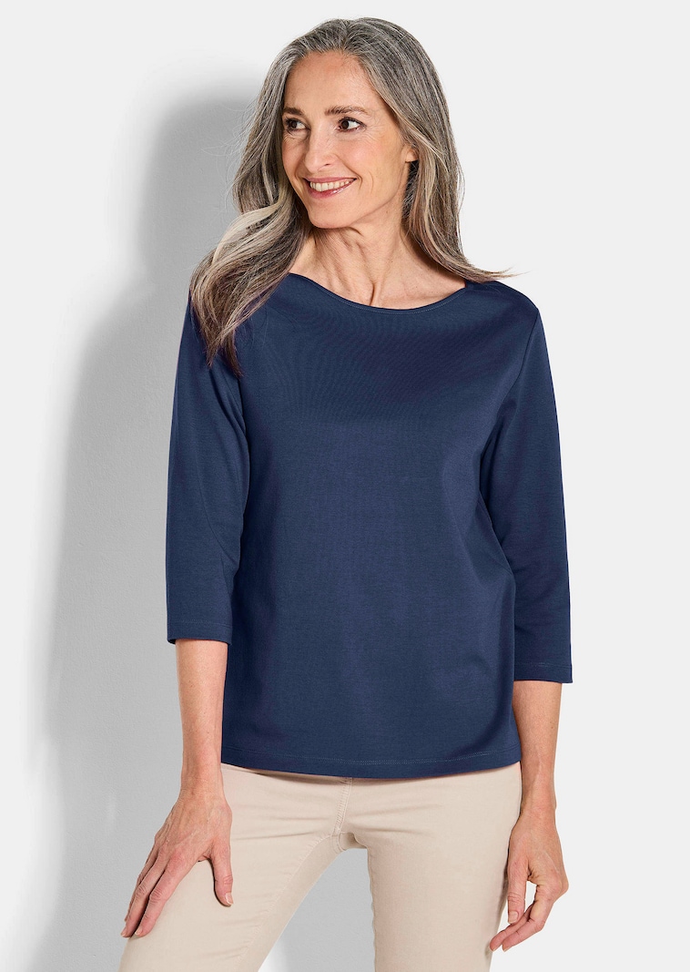T-shirt basique en interlock jersey