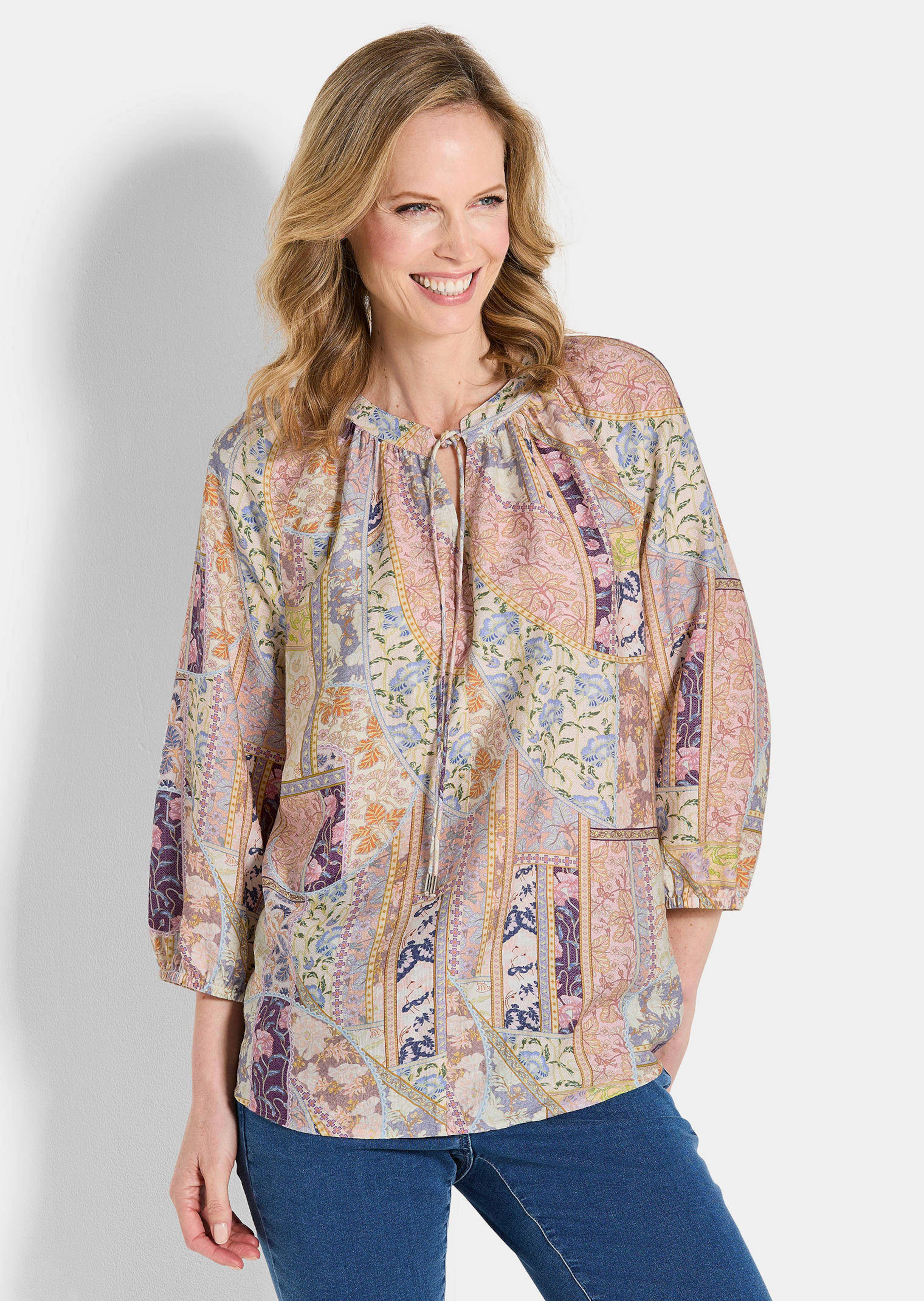 Luchtige blouse met viscose