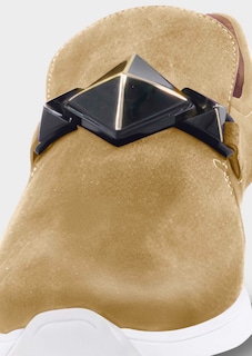 Slipper aus Leder im Metallic-Look thumbnail 2
