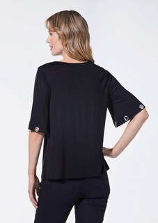 Elegantes Shirt mit Trompetenärmeln thumbnail 3