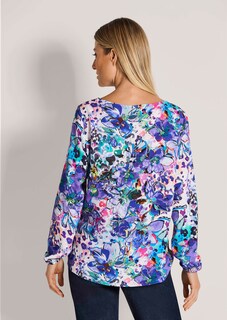 Bluse mit Blumenprint thumbnail 3