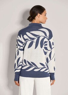 Jacquard-Pullover mit floralem Muster thumbnail 4