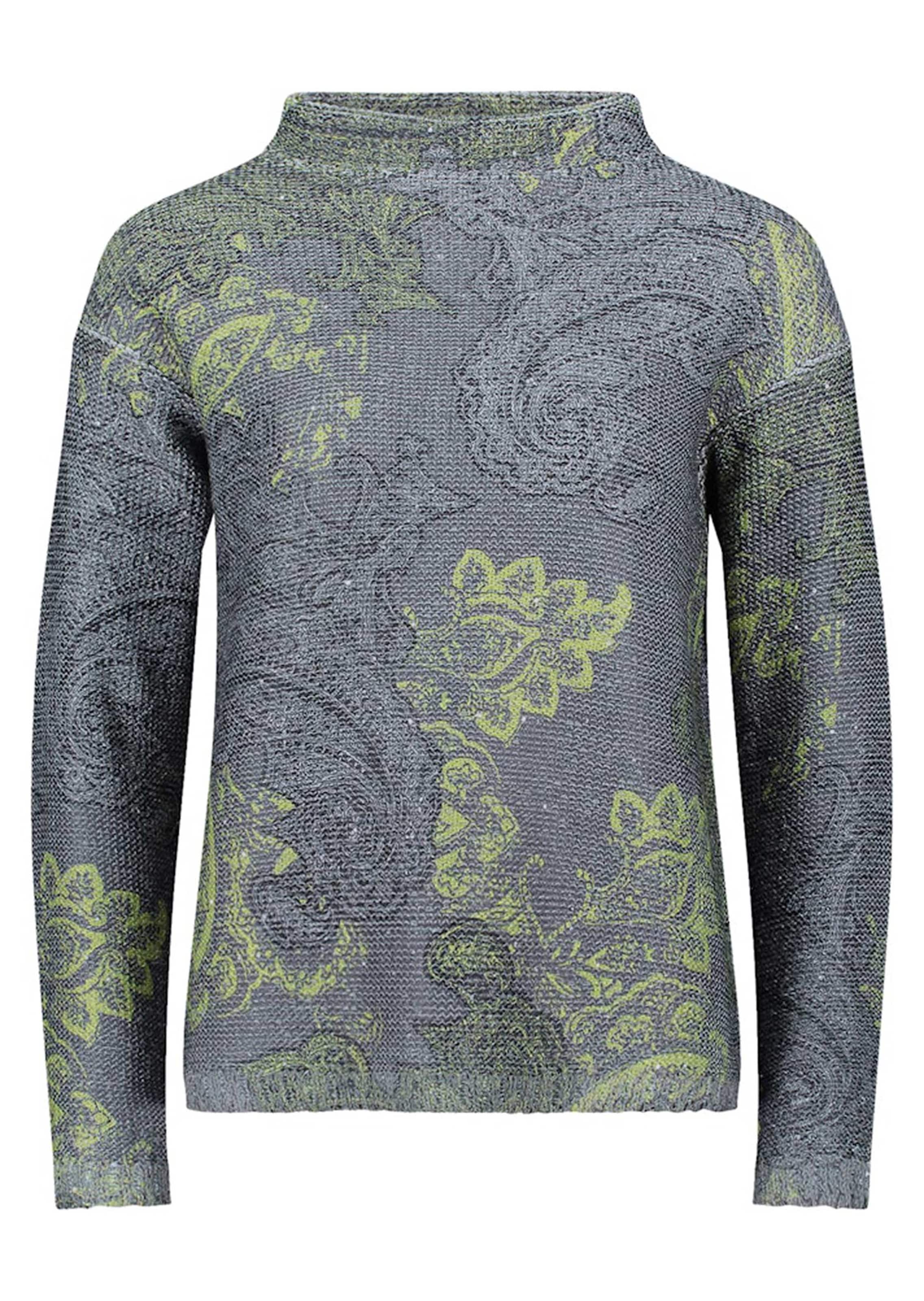 Tricot pullover met paisleyprint