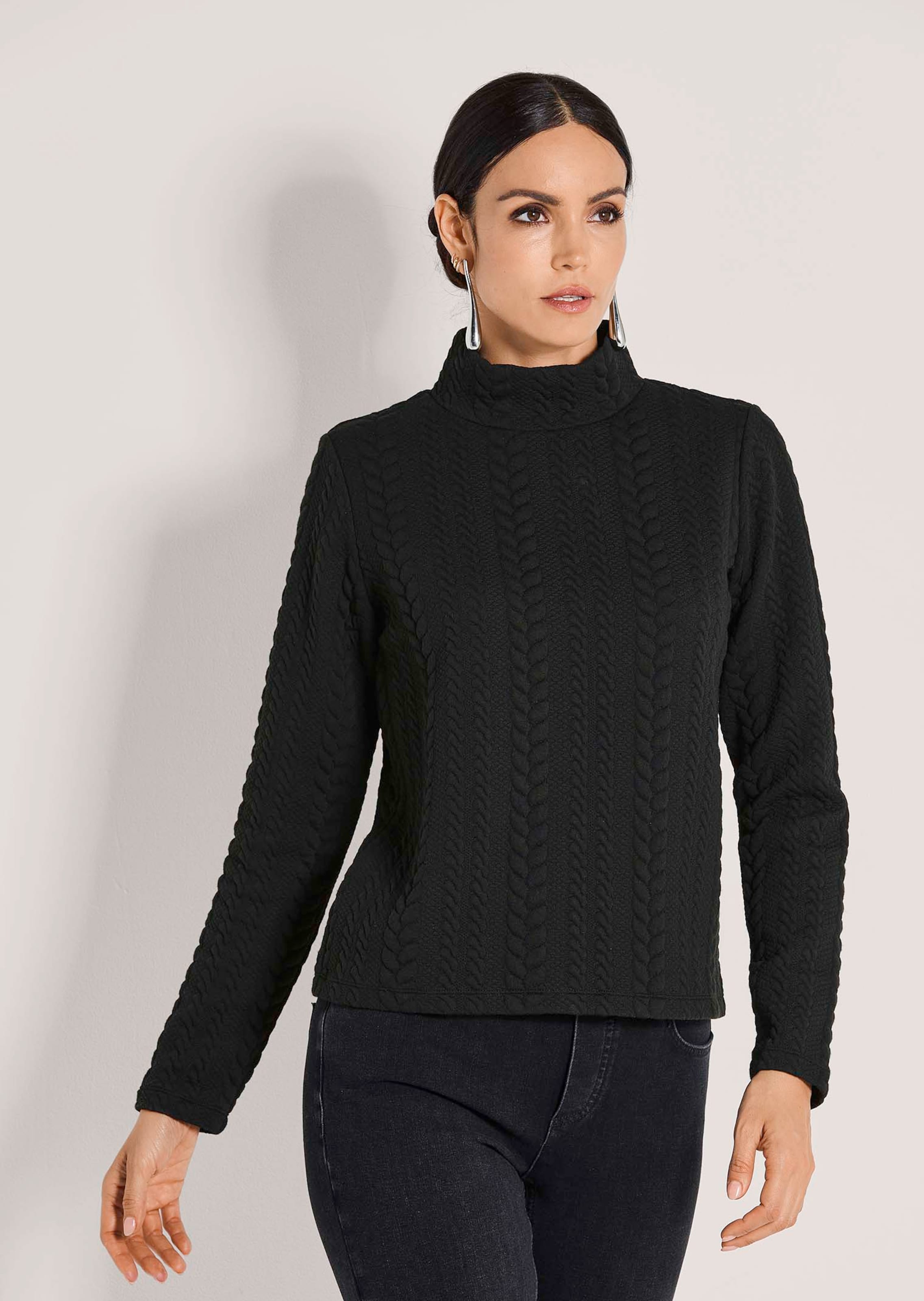 Sweat à effet torsadé
