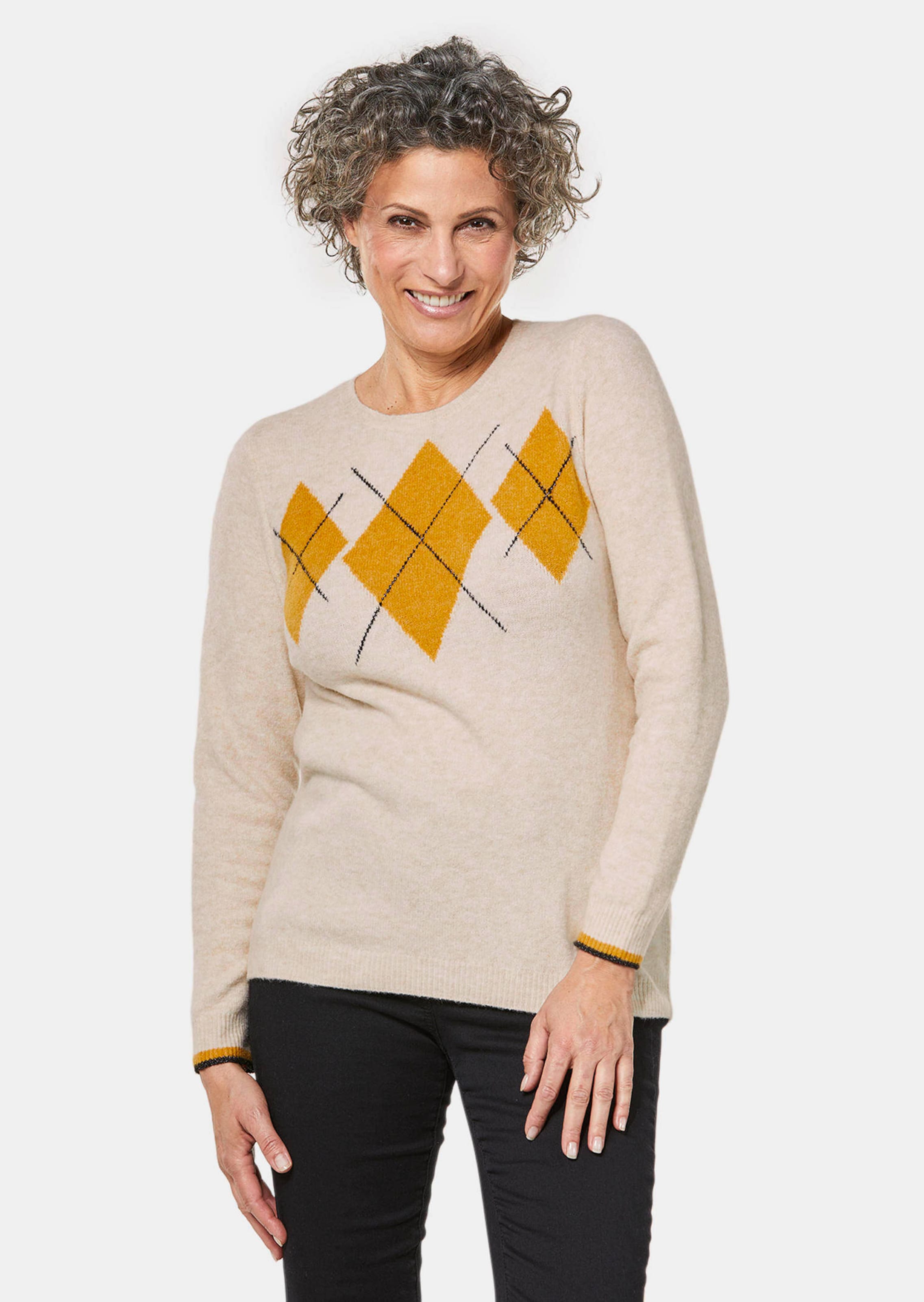 Zachte pullover met hoogwaardige intarsia