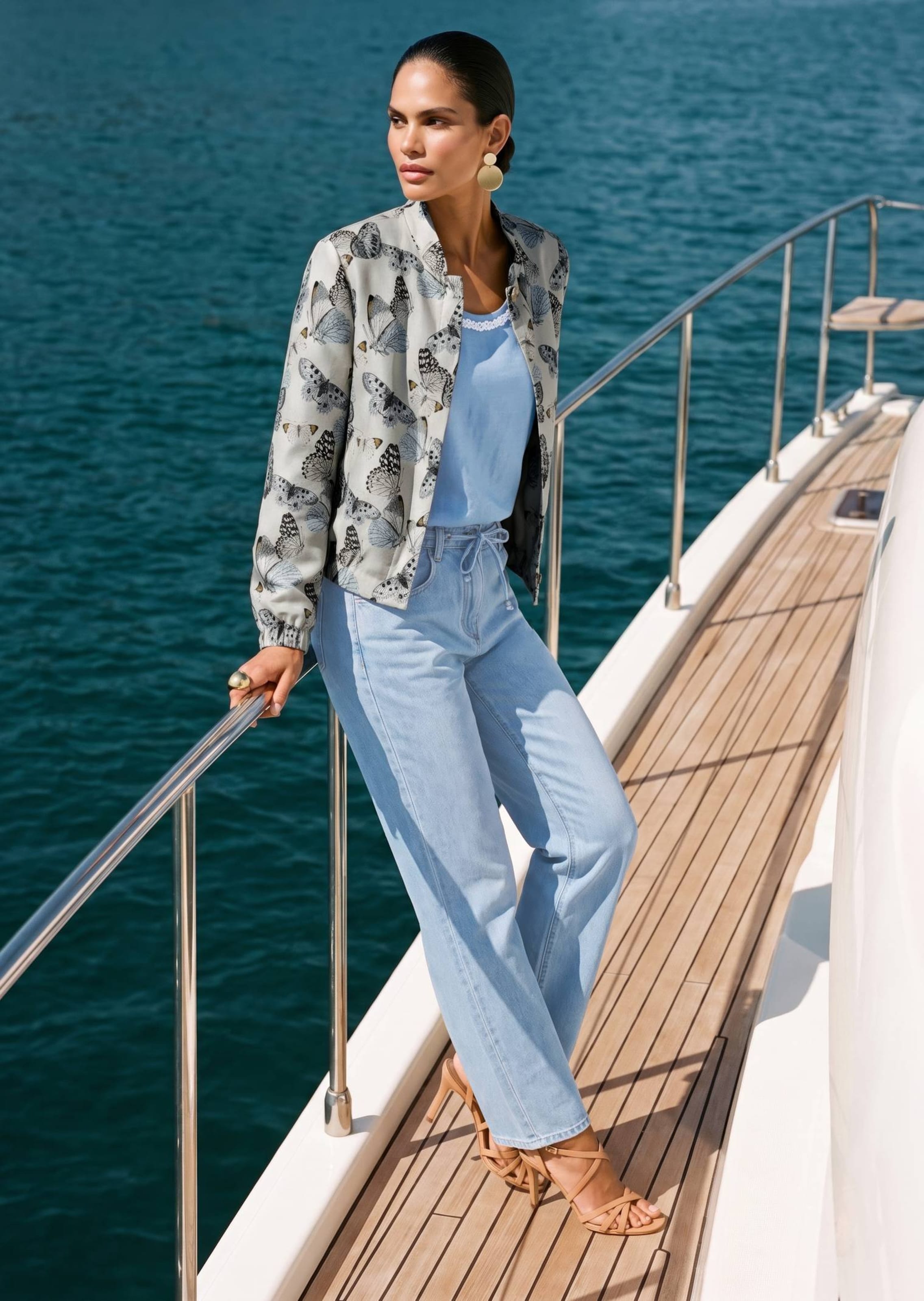 Sommerjeans mit Tunnelzug