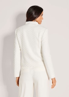 Blazer aus strukturiertem Jersey-Jacquard thumbnail 4