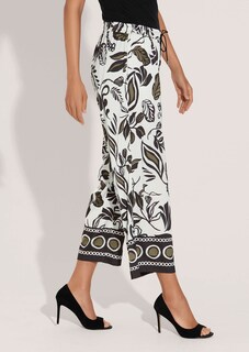 Weite Schlupf-Hose mit Unikat-Print thumbnail 5