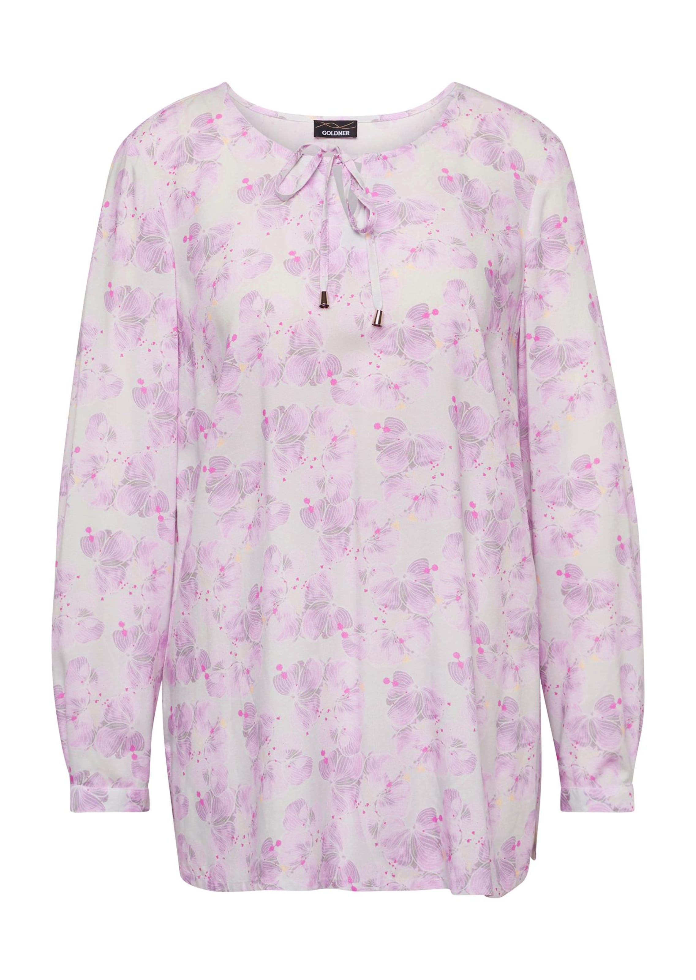 Druckbluse aus feinfädiger Baumwoll-Qualität