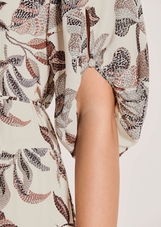 Midi-Kleid mit Puffärmeln thumbnail 6