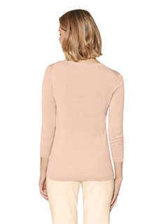 Feinstrick-Pullover mit 3/4-Ärmeln und Cut-out thumbnail 4
