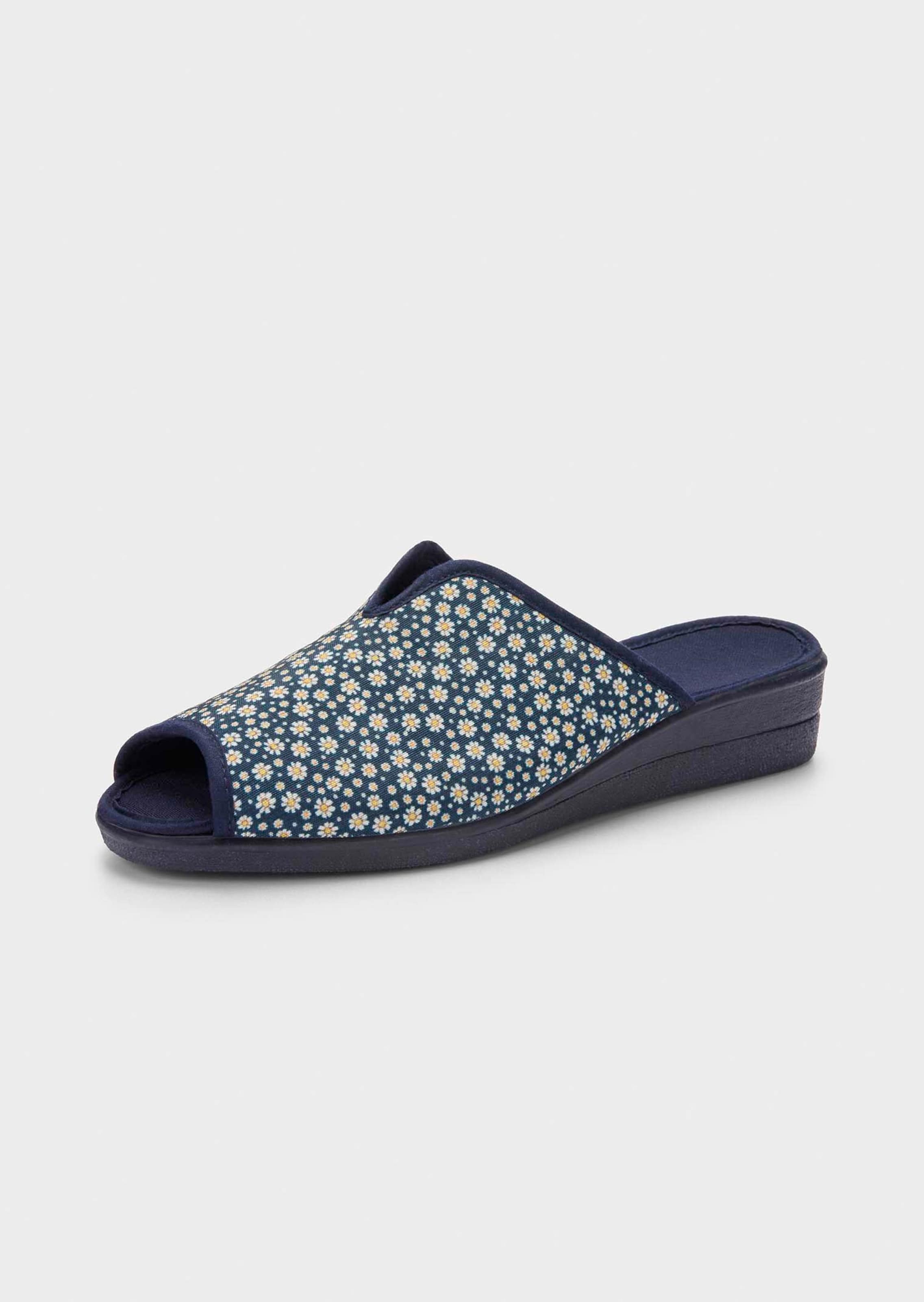 Sandalen met bloemenmotief