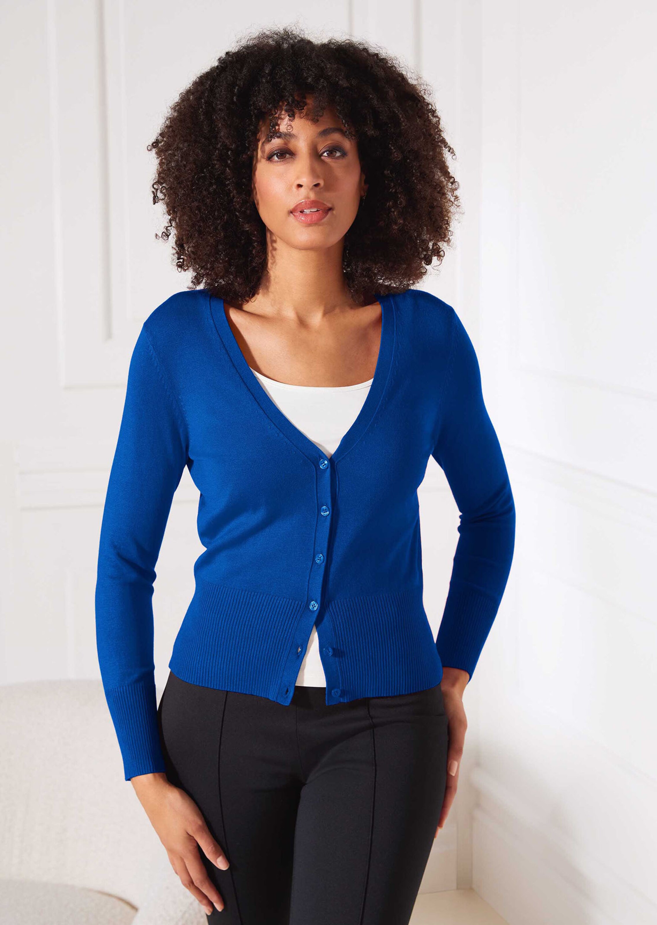 Gilet en maille en viscose stretch