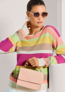 Kaschmir-Pullover mit Streifen thumbnail 5