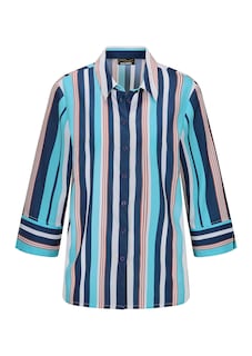 Pflegeleichte Hemdbluse mit Streifen thumbnail 6