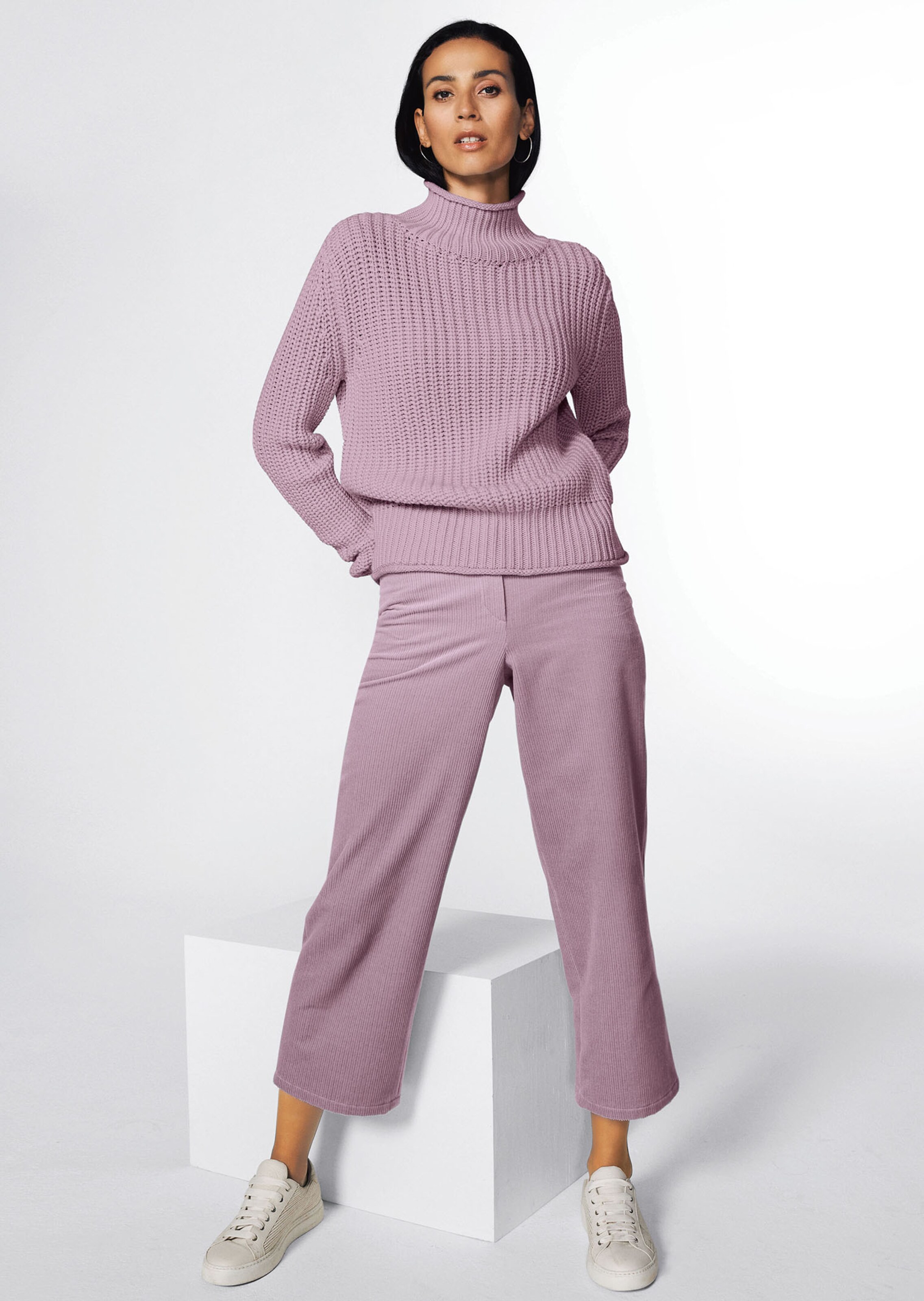 Culottes made from velvety soft fine corduroy