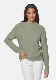 Stehkragen-Pullover mit Glanz-Effekten thumbnail 2