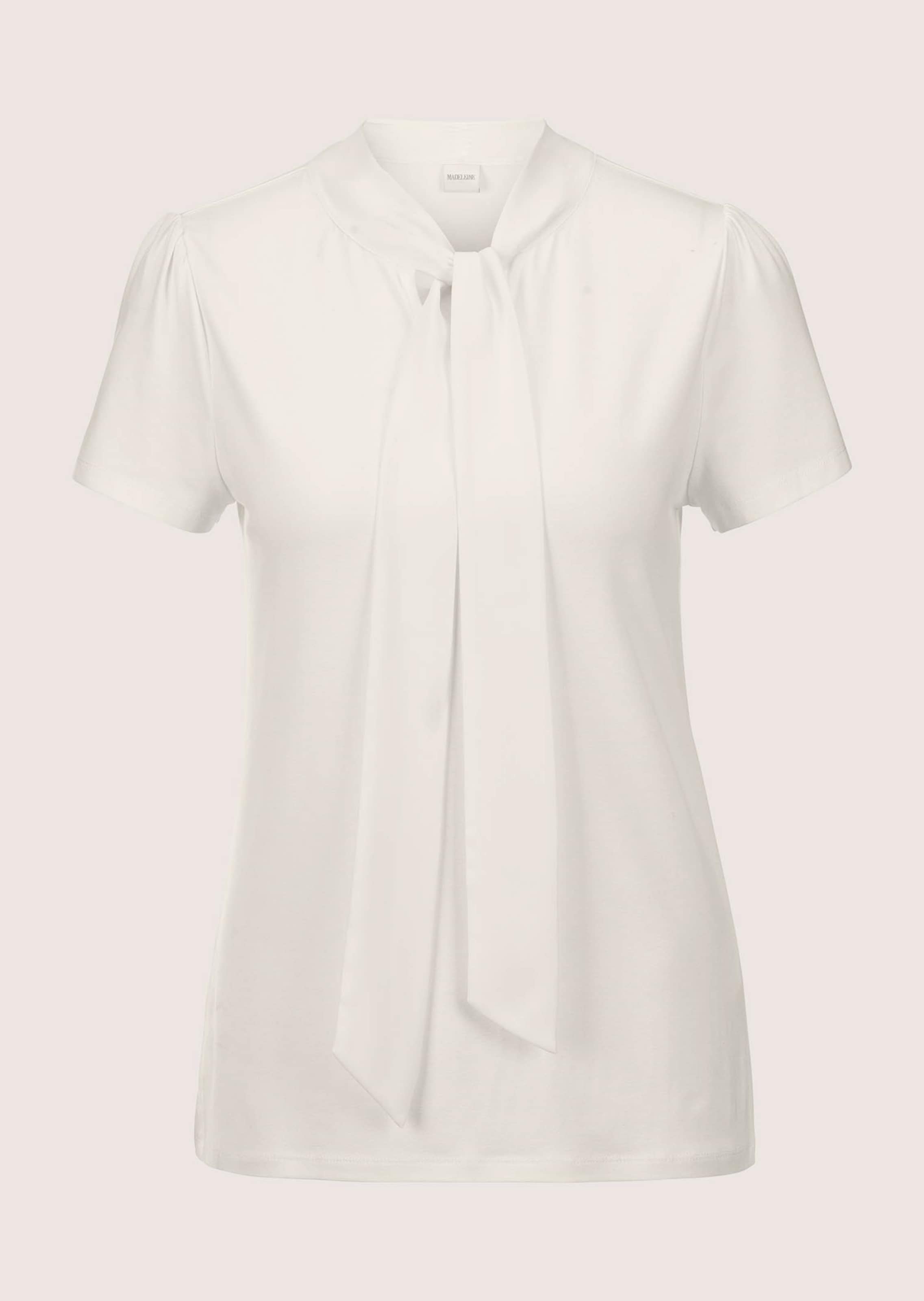 Blousetop met striksjaal