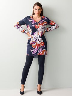Longbluse mit floralem Print thumbnail 4