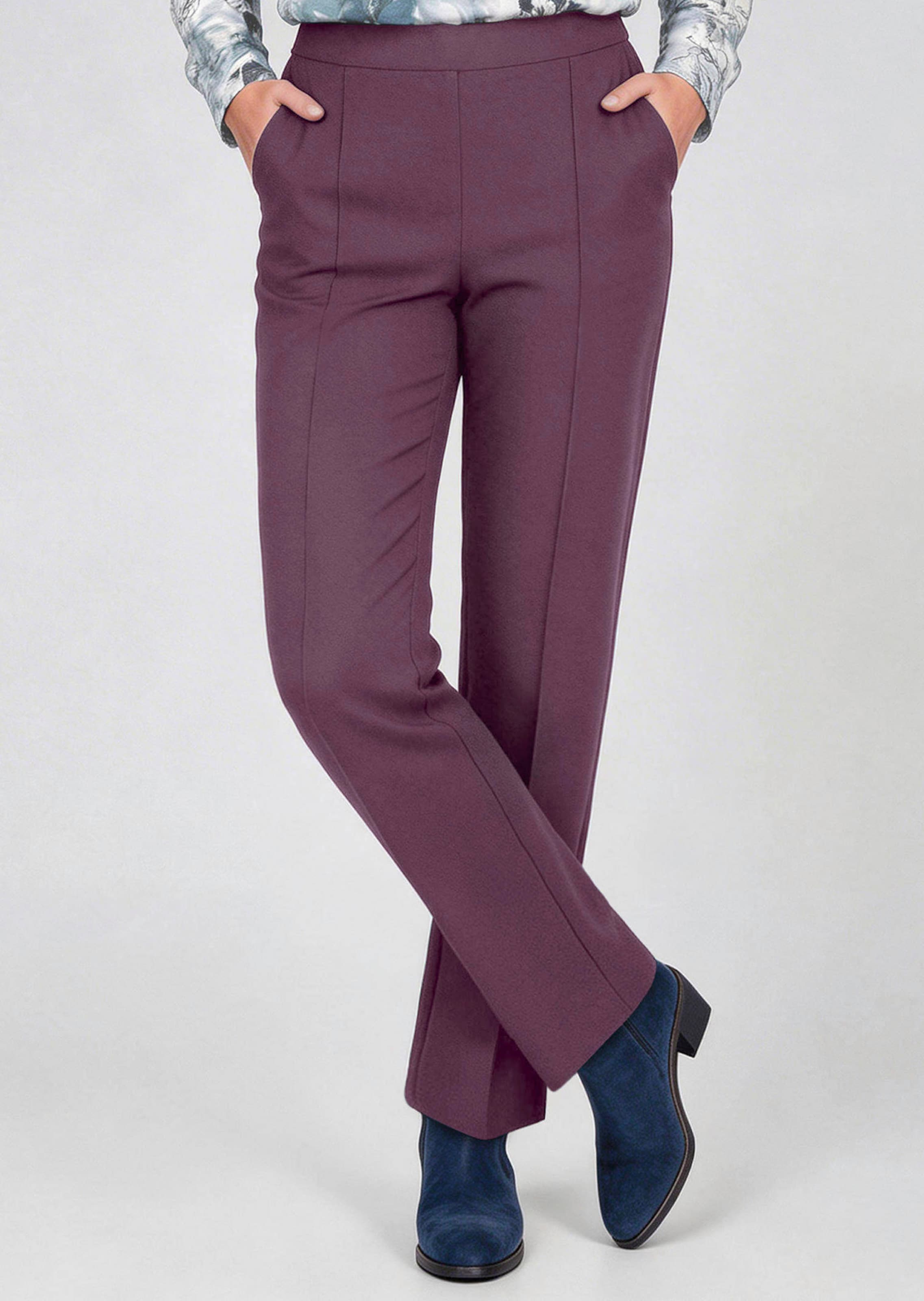 Pantalon CARLA en doux jersey de flanelle
