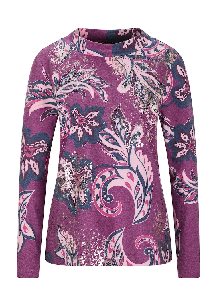 Sweat-shirt avec motif cachemire