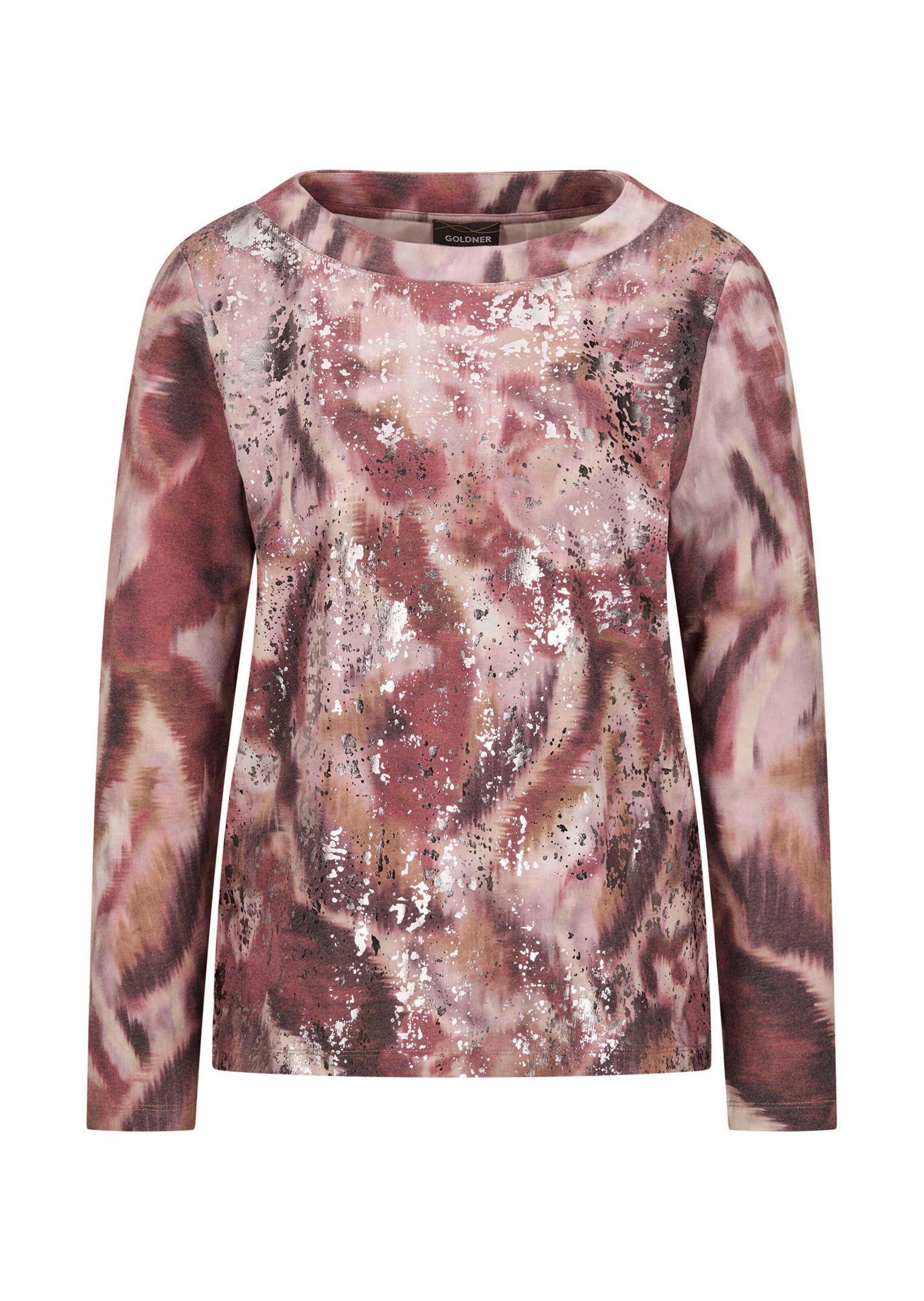 Sweat-shirt au bel aspect métallisé