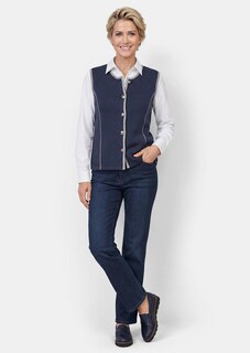 Tijdloos tricot vest met merinoscheerwol thumbnail 2