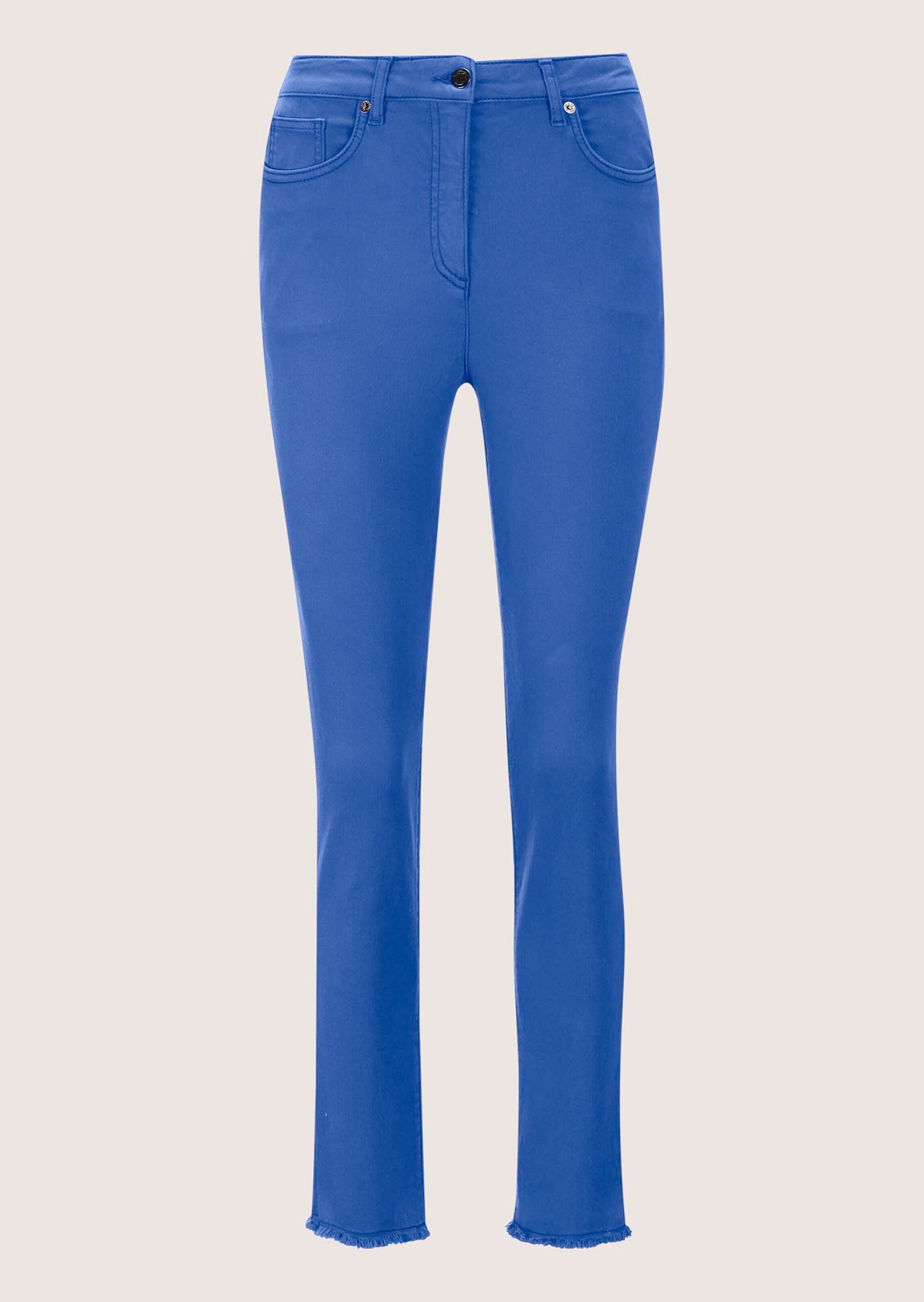 Jeans mit feinem Fransensaum thumbnail 7