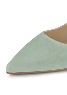Spitze Ballerinas aus Veloursleder thumbnail 3