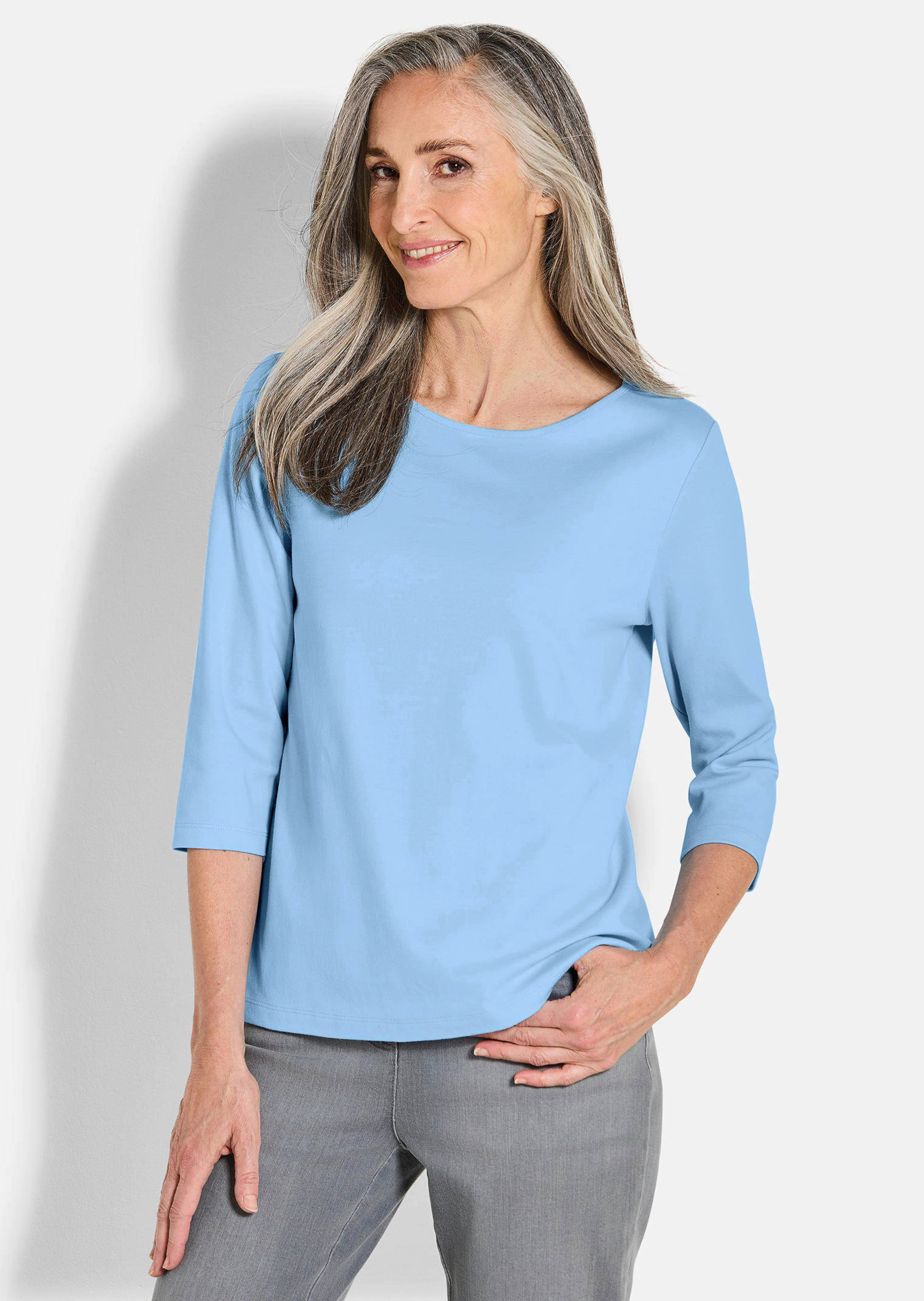 T-shirt basique en interlock jersey