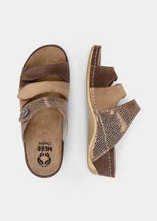Mules en cuir avec semelle à mémoire de forme thumbnail 2