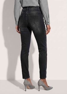 Slim-Jeans mit Strassdekoration thumbnail 4