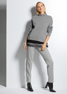 Kurzer Stehkragen-Pullover mit Good Cashmere thumbnail 1