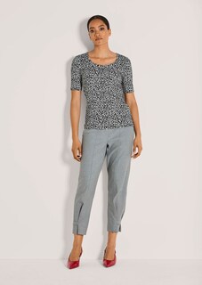 Shirt met dierenprint en ronde hals thumbnail 3