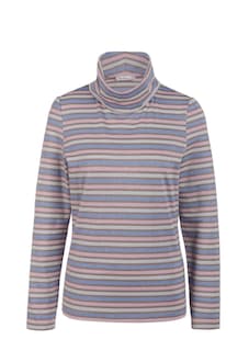 T-shirt rayé à col roulé thumbnail 4