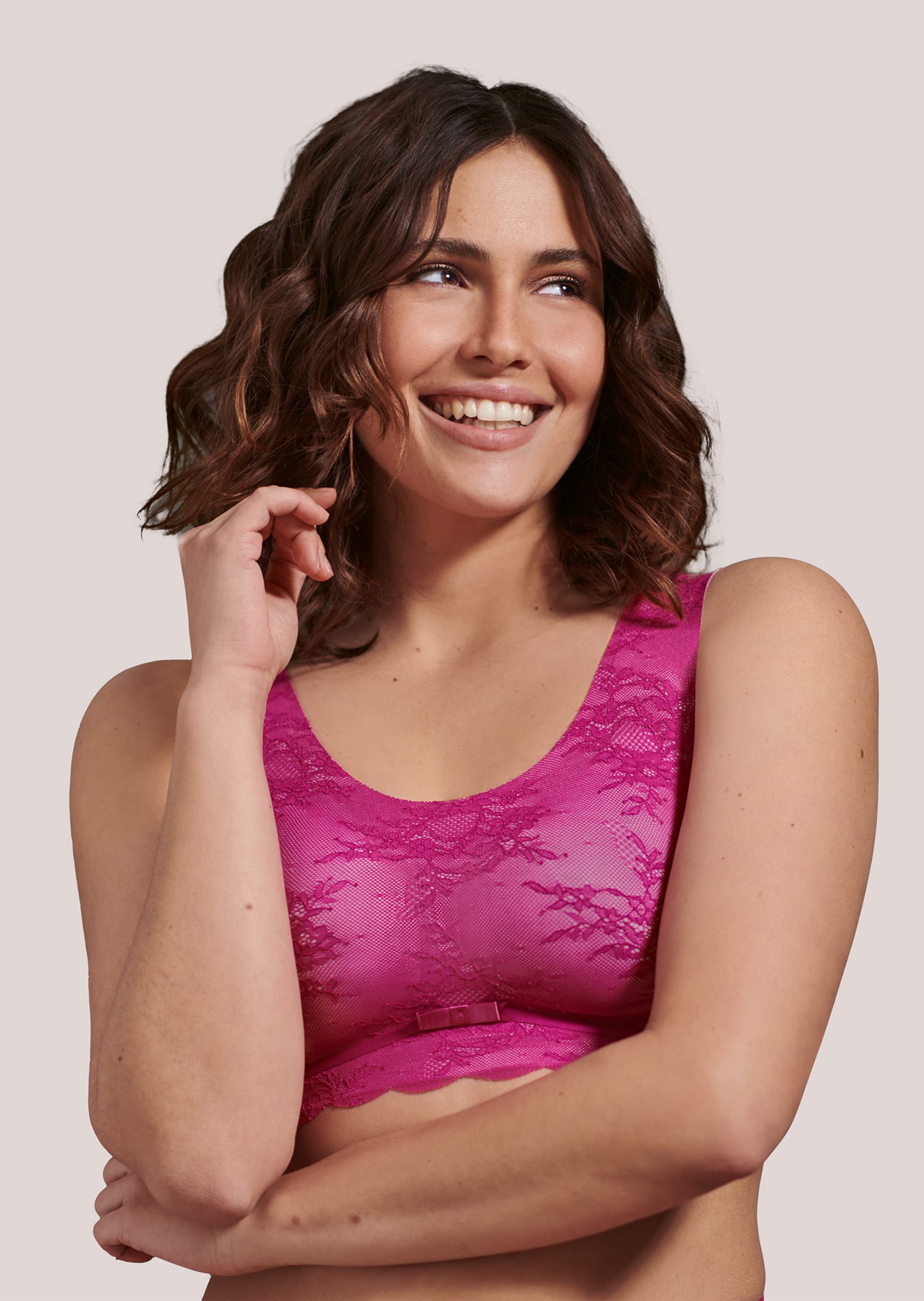 Bustier aus floraler Spitze