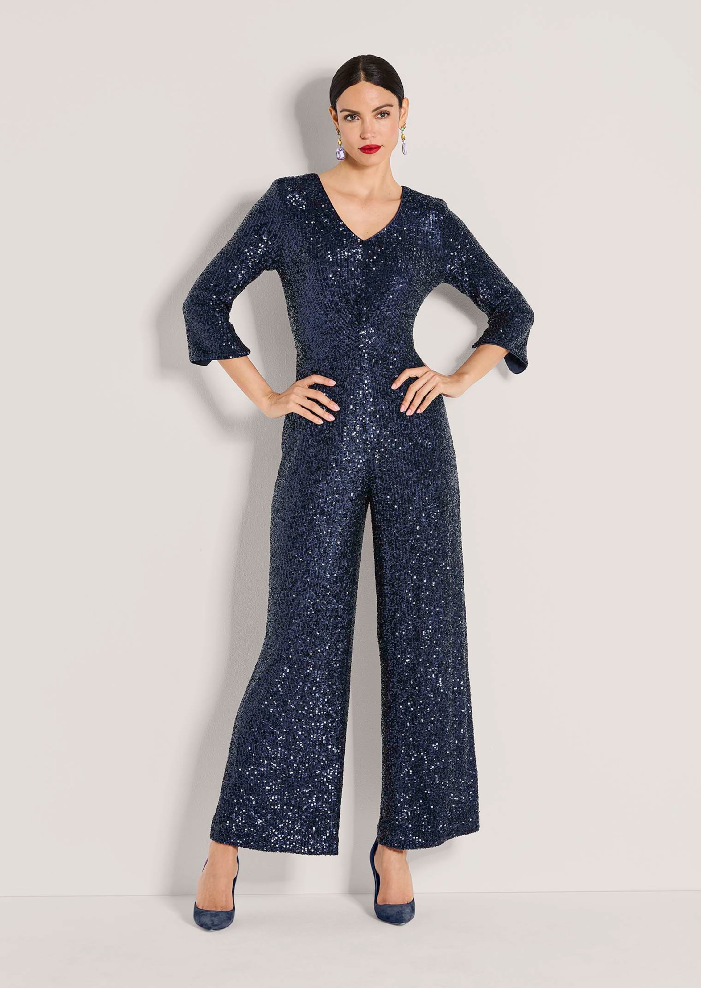 Combi-pantalon à paillettes